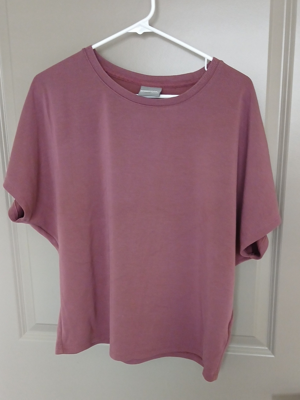 32 Degrees Relaxed Crewneck Tee - Rose Mauve